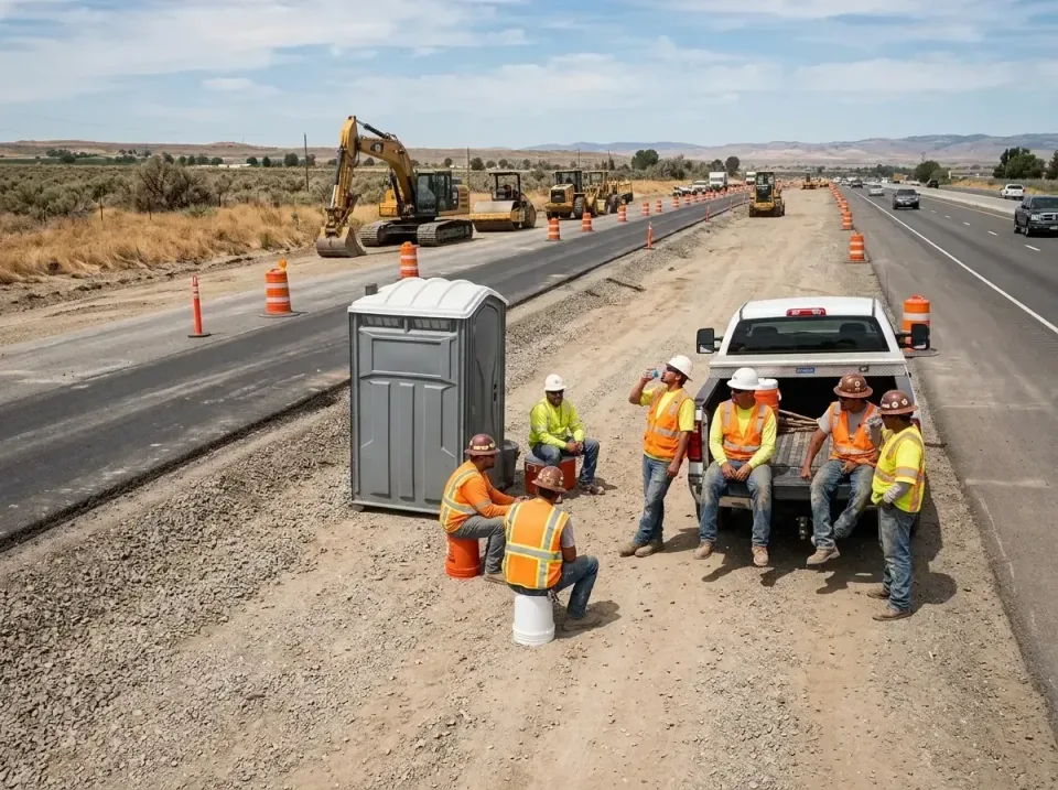 highway-road-construction-crew-007 — frequently asked questions, Porta Potty and Restroom Rentals in West Haven-Sylvan, OR